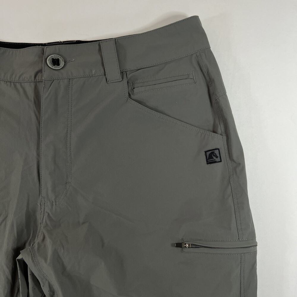 TD Apparel Neptune Amphibious Pants Mens 32x32 Gray Hiking Outdoor Nylon Stretch - Picture 3 of 10